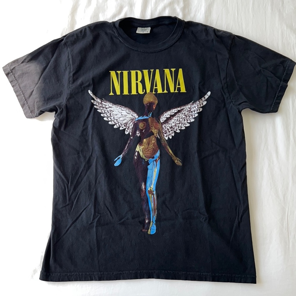 Vintage Repro Nirvana In Utero T-Shirt - Size Large